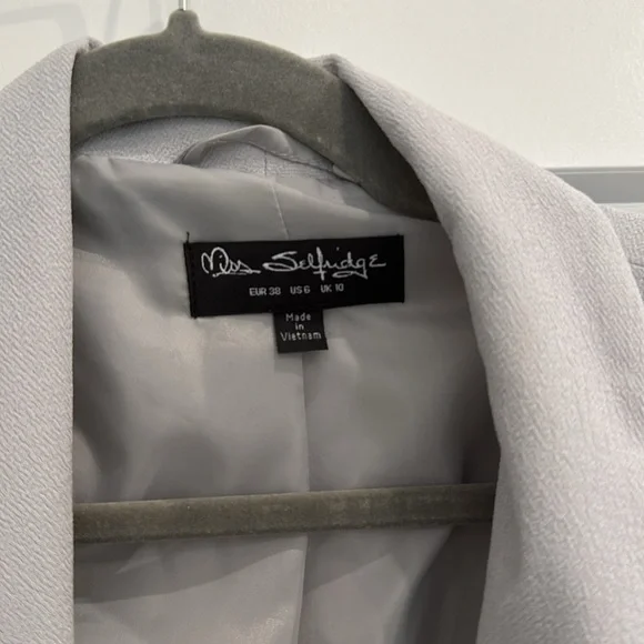 Miss Selfridge light blue blazer​​​​ - Picture 2 of 3
